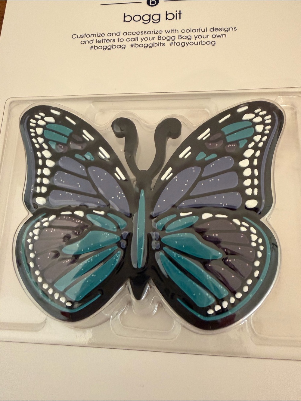 BOGG Bit Bag Charm Butterfly NWT